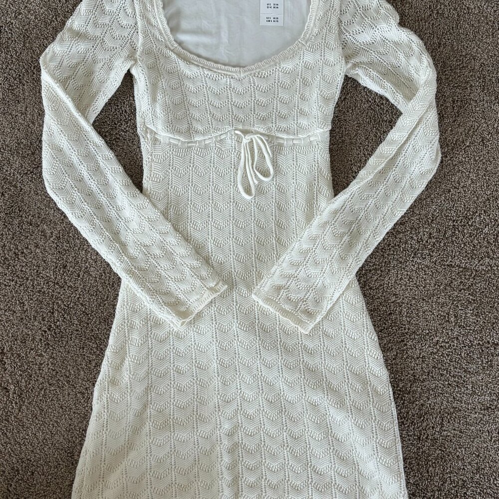 Hollister cream colored sweater dress - Size XS